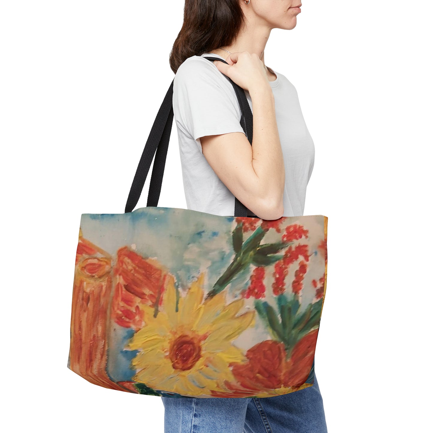 Flowers in memory of my grandmother-Weekender Tote Bag
