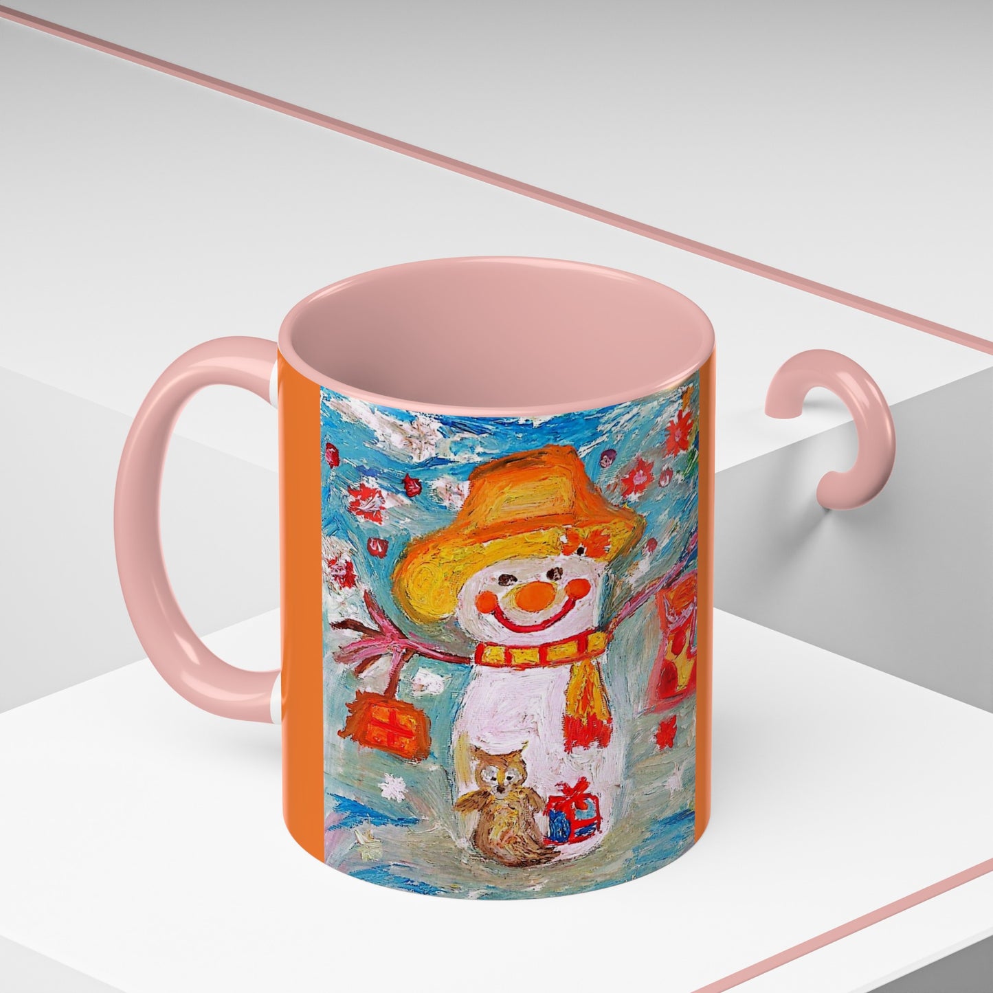 Accent Coffee Mug Snowman