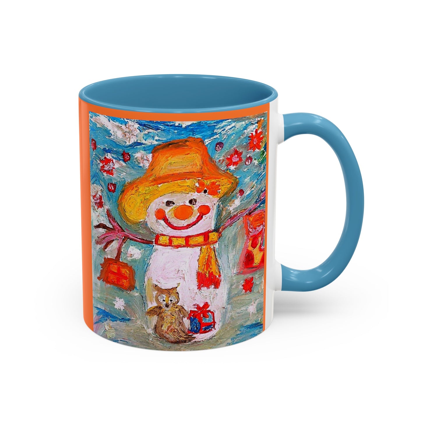 Accent Coffee Mug Snowman
