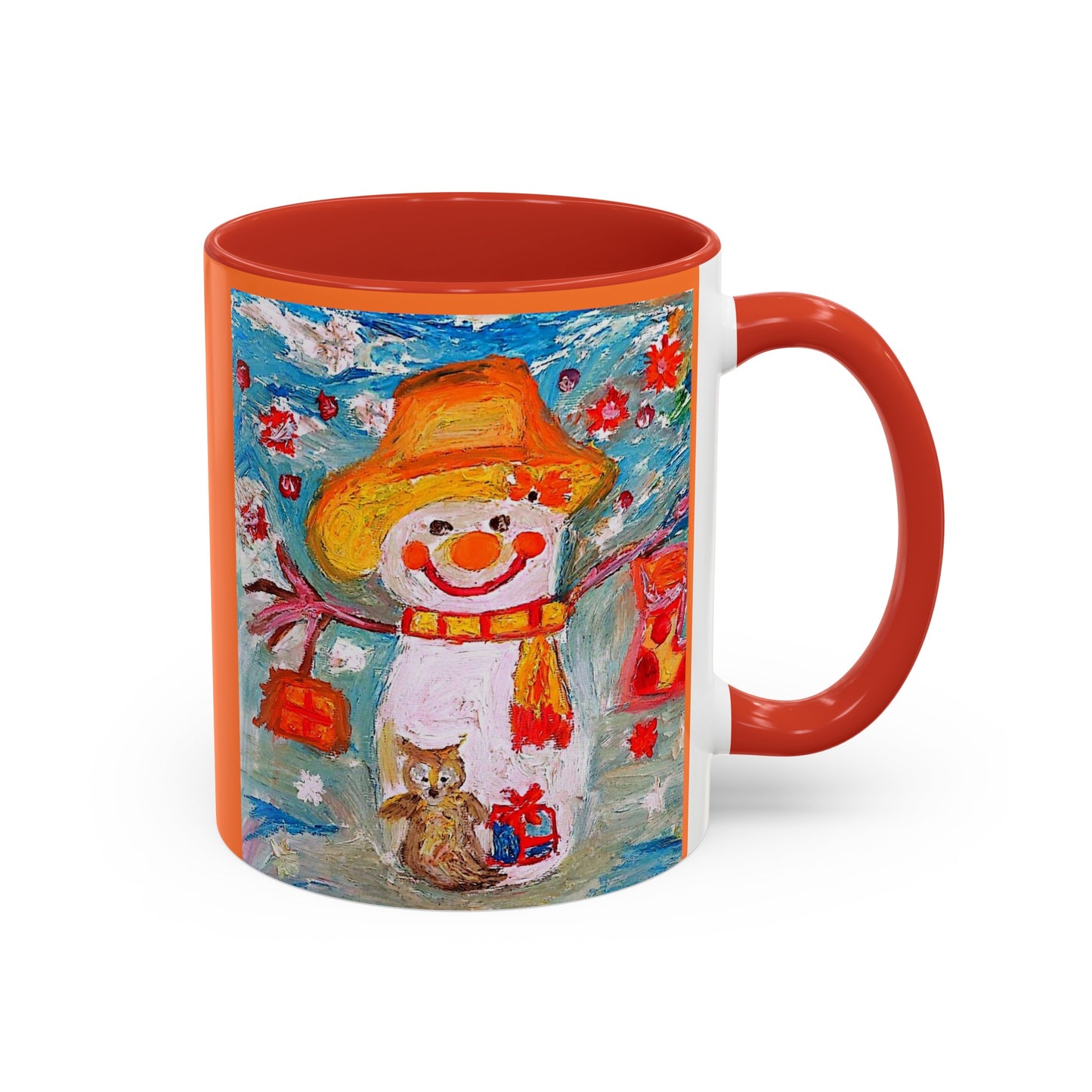 Accent Coffee Mug Snowman