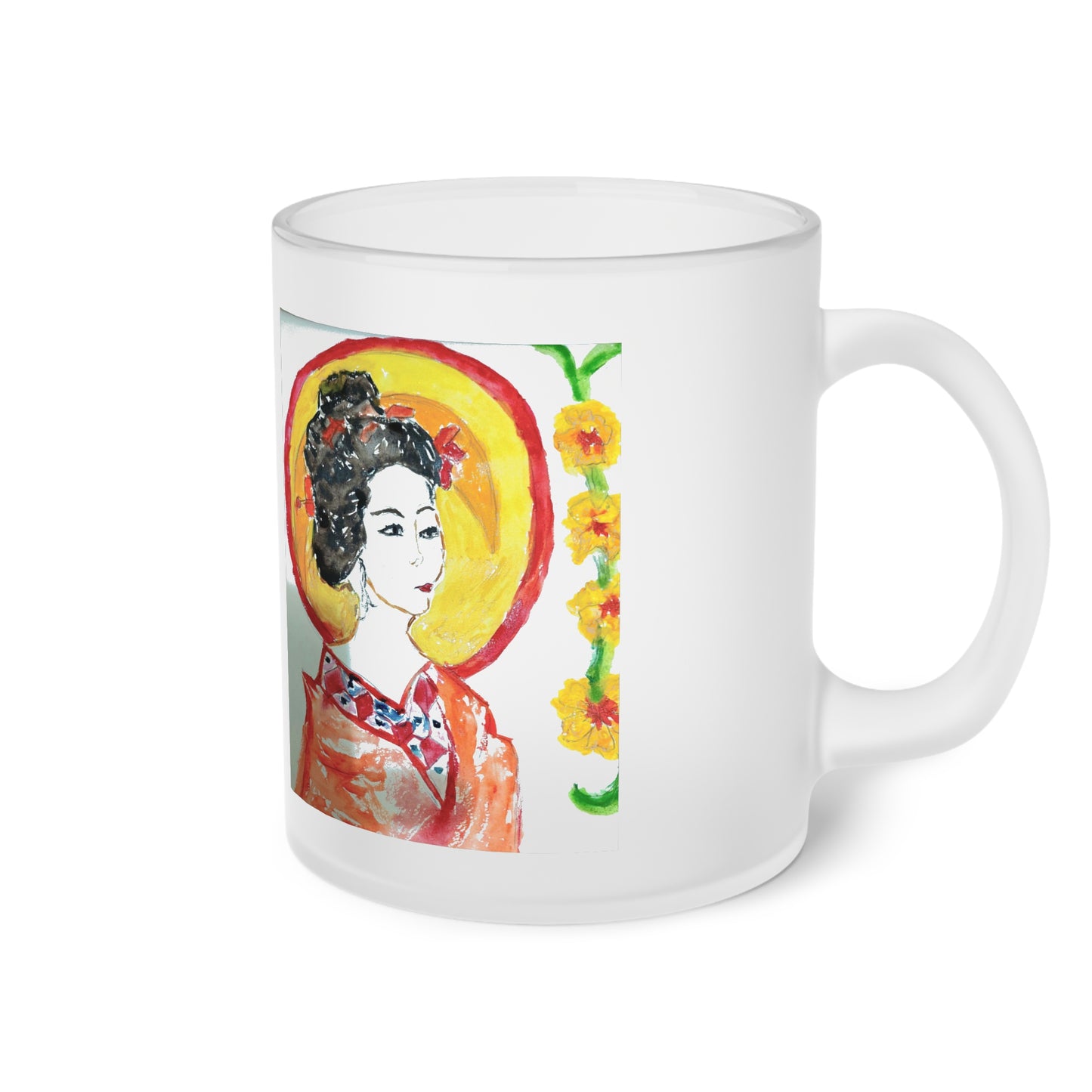 Frosted Glass Mug
