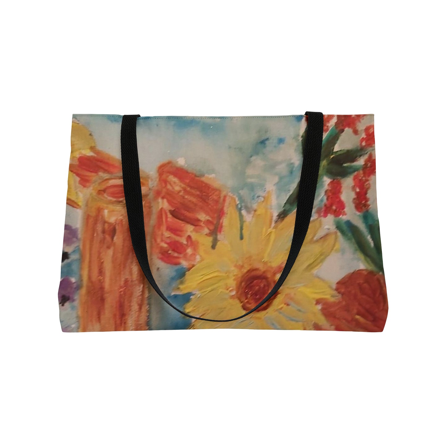 Flowers in memory of my grandmother-Weekender Tote Bag