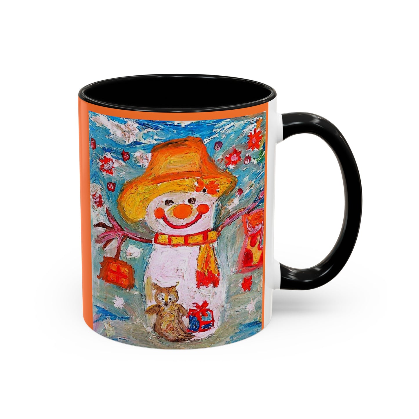 Accent Coffee Mug Snowman