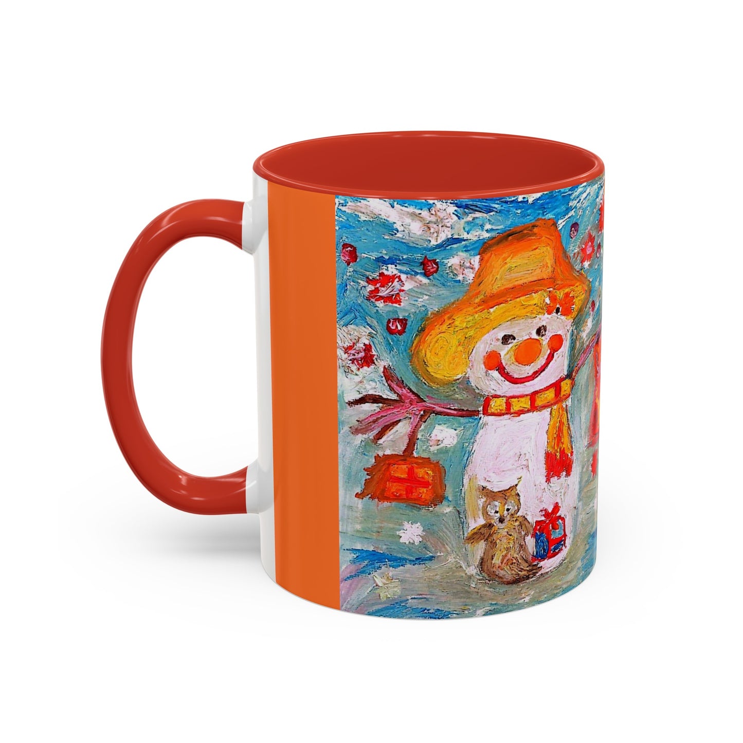 Accent Coffee Mug Snowman