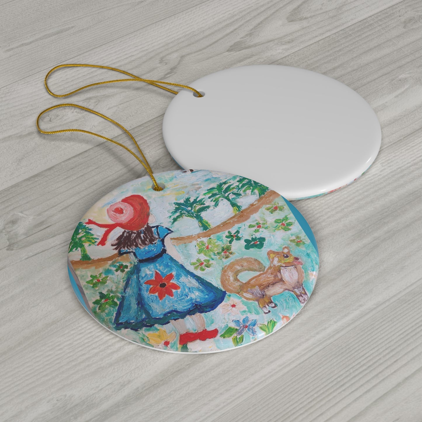 Ceramic Ornament, 4 Shapes