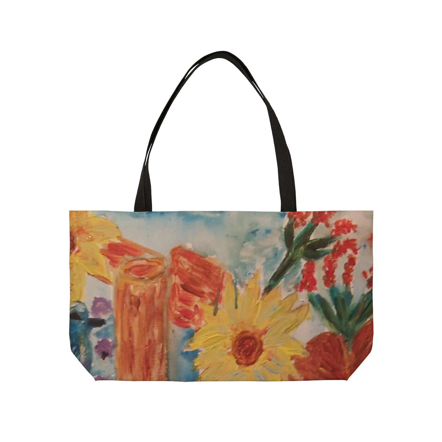 Flowers in memory of my grandmother-Weekender Tote Bag