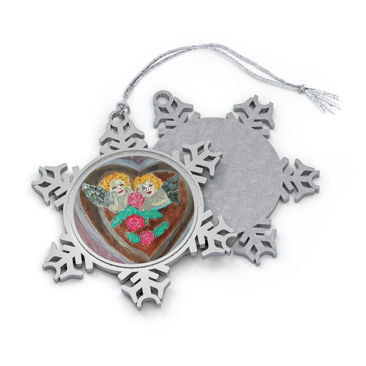 Pewter Snowflake Ornament