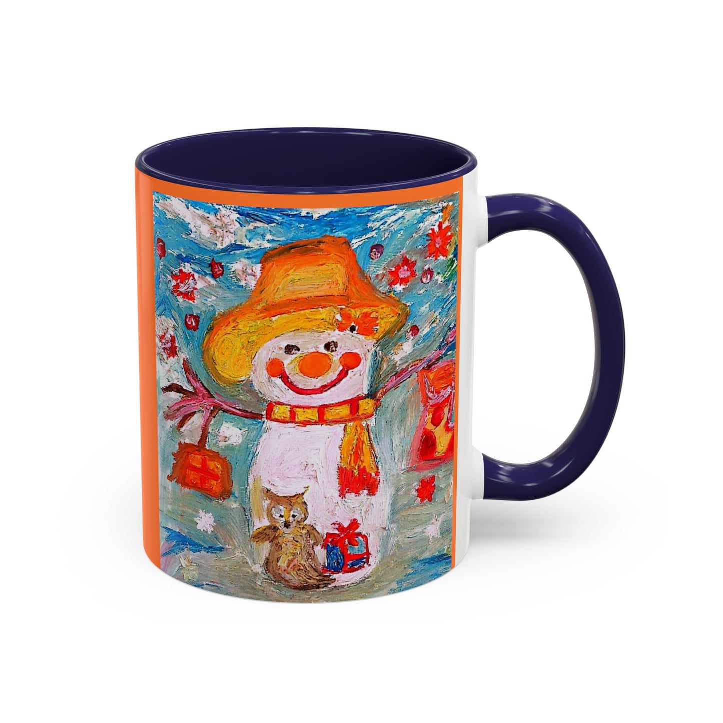 Accent Coffee Mug Snowman