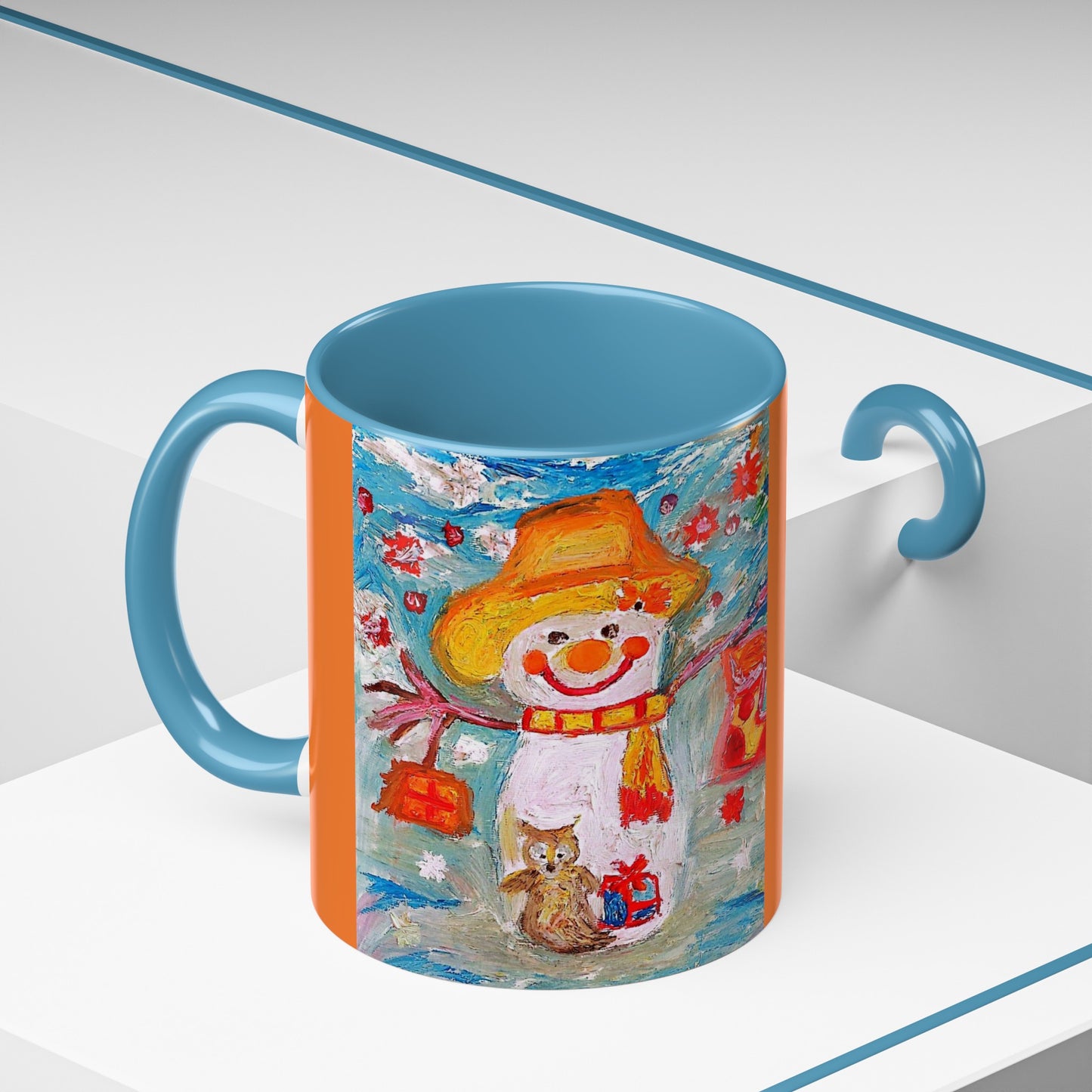 Accent Coffee Mug Snowman