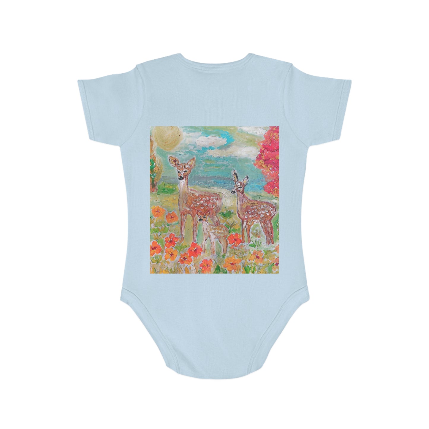 Short Sleeve Baby Bodysuit