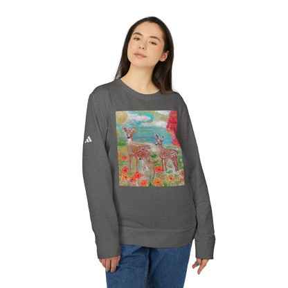 adidas Unisex Fleece Crewneck Sweatshirt