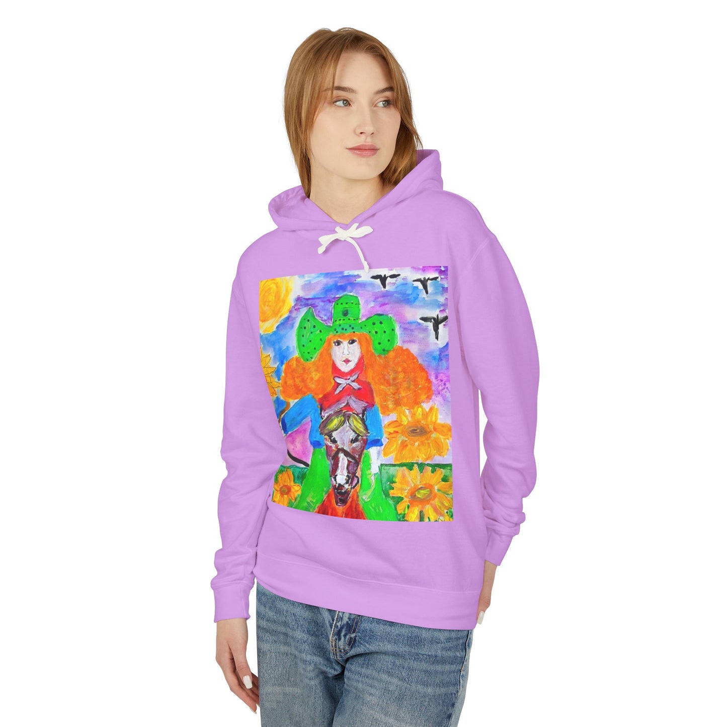 Unisex Lightweight Hooded Sweatshirt