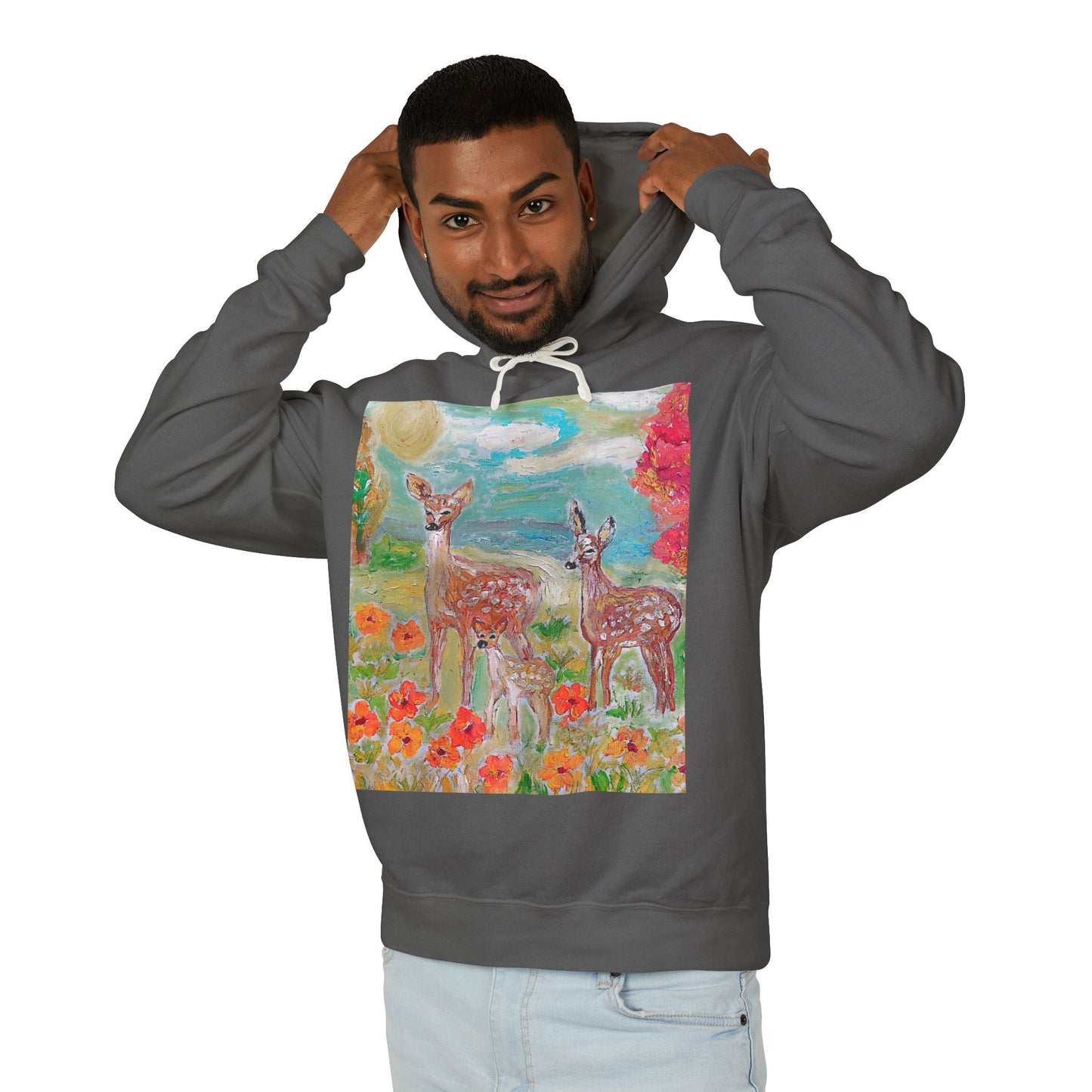 Unisex Lightweight Hooded Sweatshirt