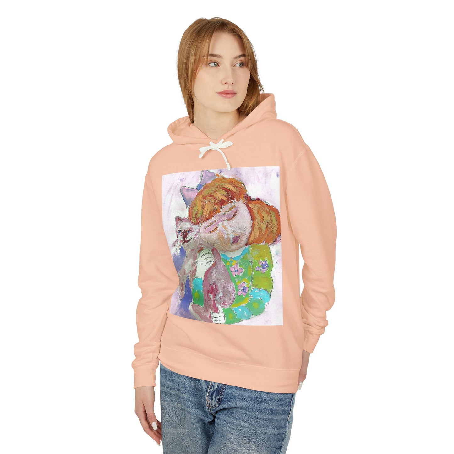 Unisex Lightweight Hooded Sweatshirt