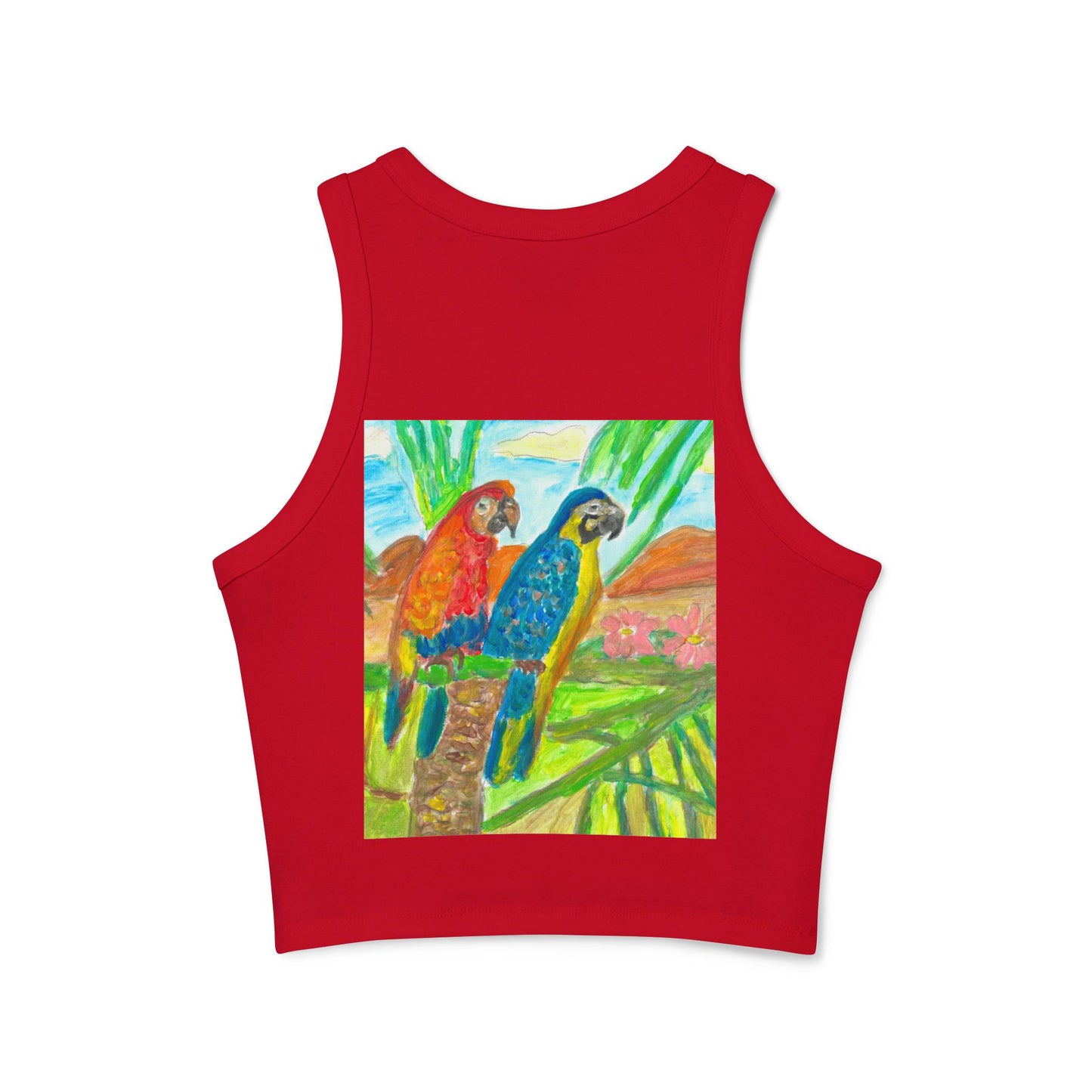 Women's Micro Rib Racer Tank Top