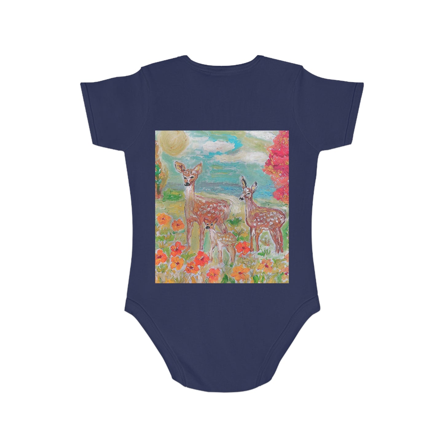 Short Sleeve Baby Bodysuit