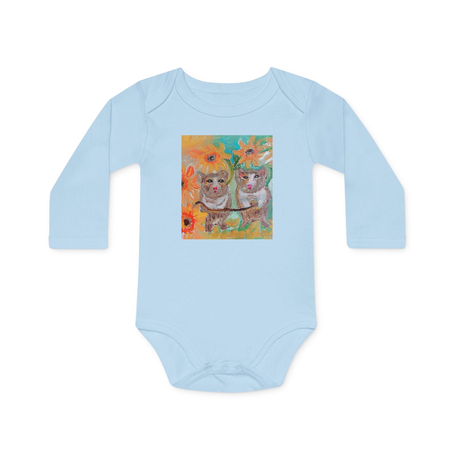 Baby Long-Sleeve Organic Bodysuit