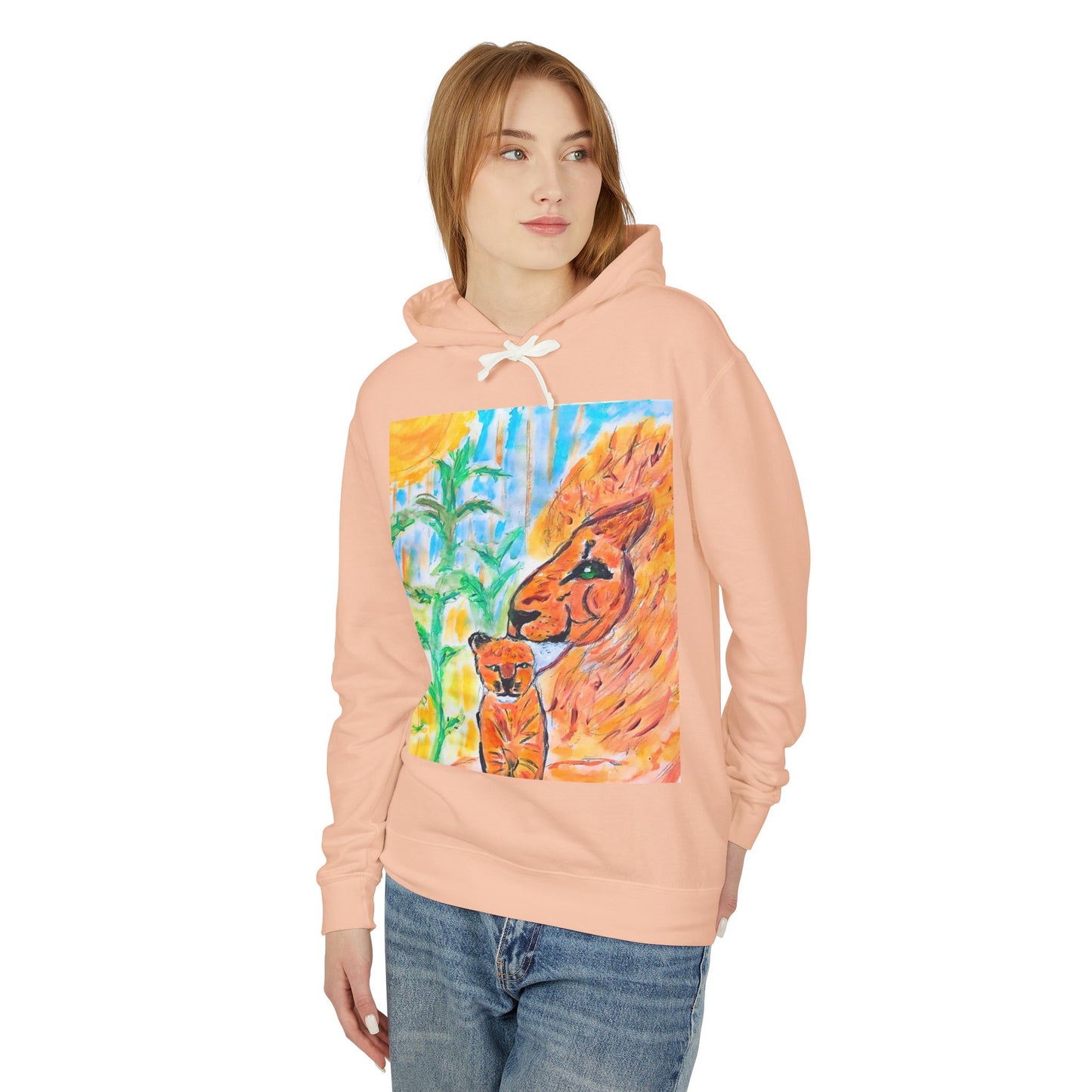 Unisex Lightweight Hooded Sweatshirt