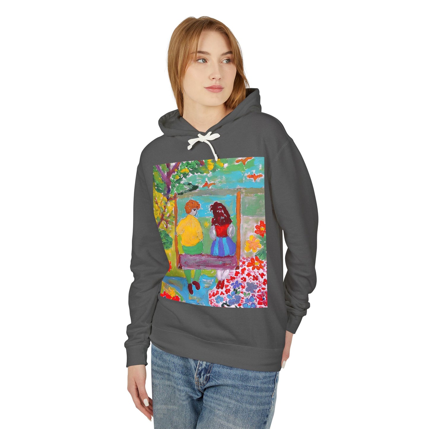 Unisex Lightweight Hooded Sweatshirt