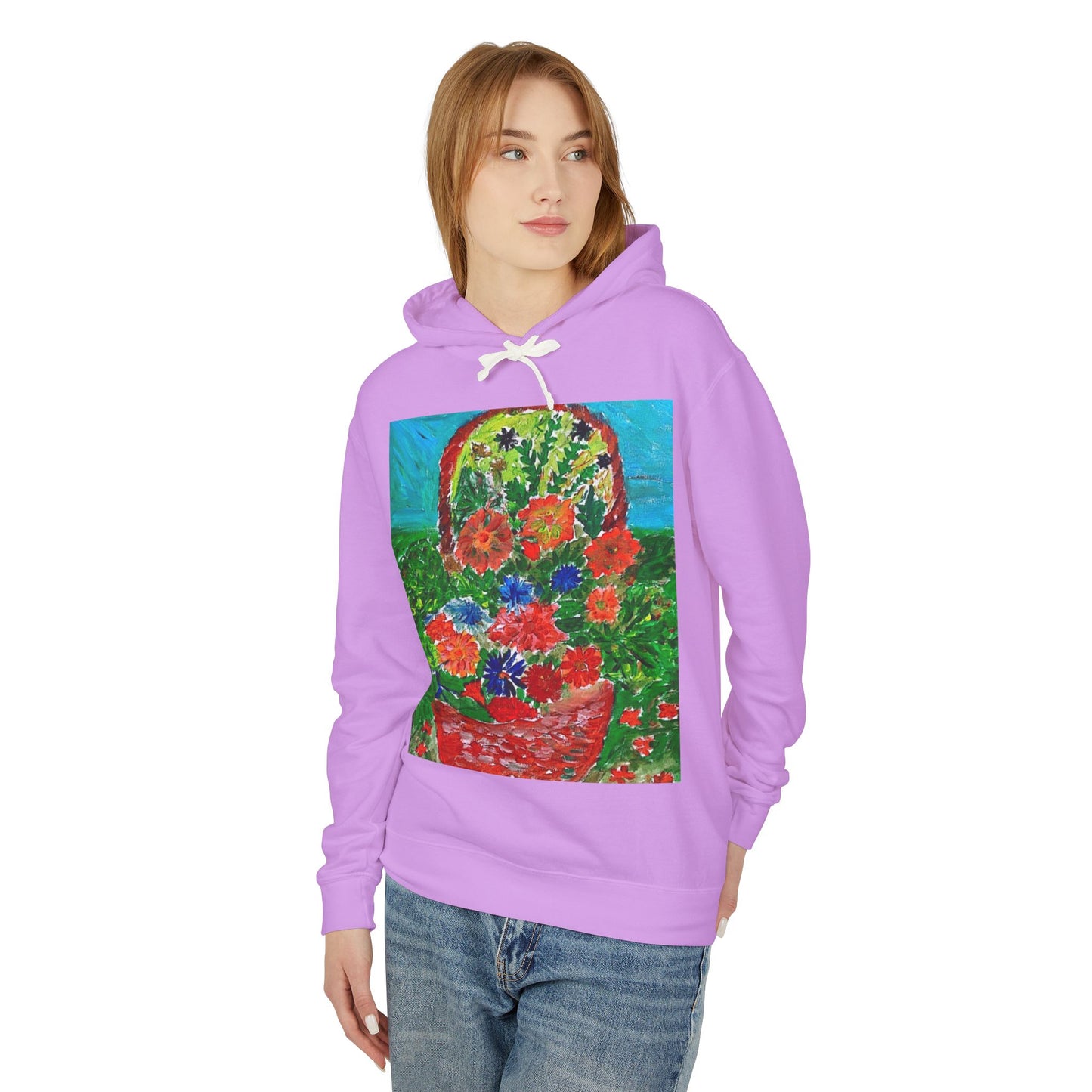 Unisex Lightweight Hooded Sweatshirt