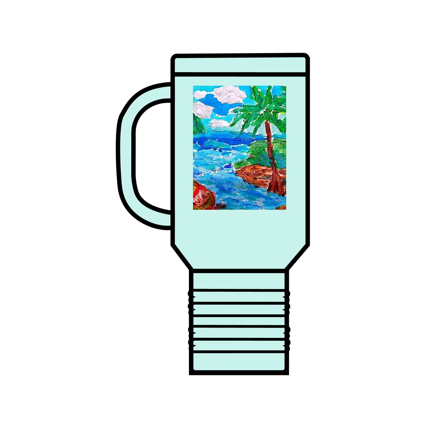 Insulated Travel Mug, 40oz