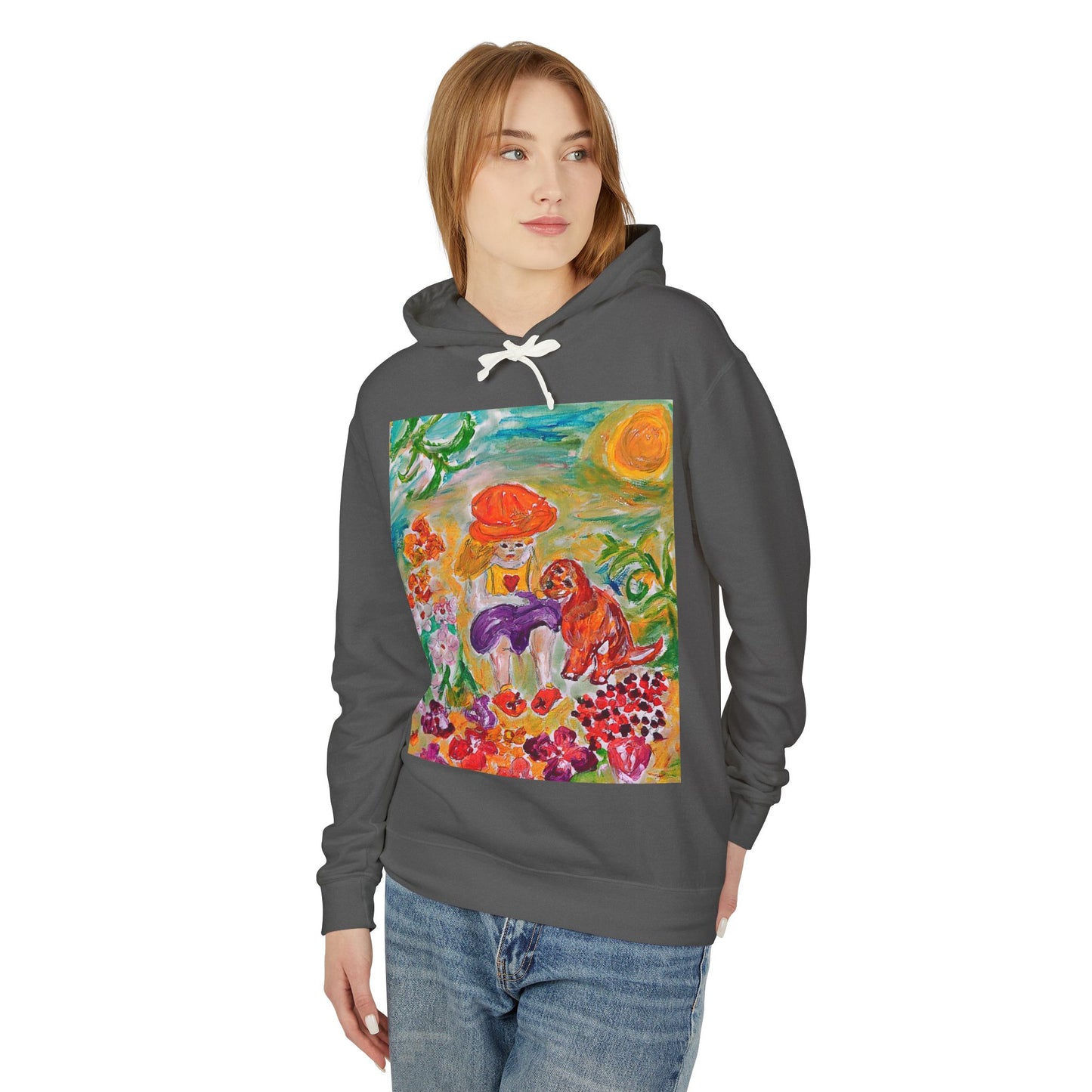 Unisex Lightweight Hooded Sweatshirt