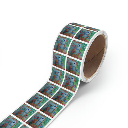 Square Sticker Label Rolls