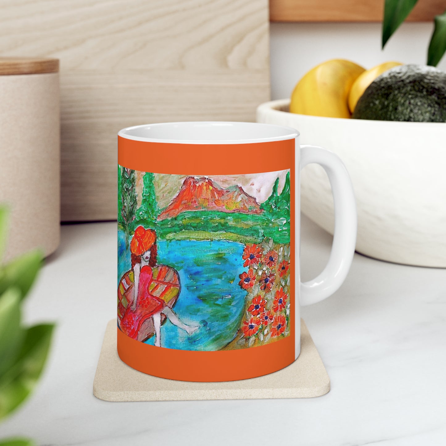 It's fun to dip your feet in the water.- Ceramic Mug, 11oz