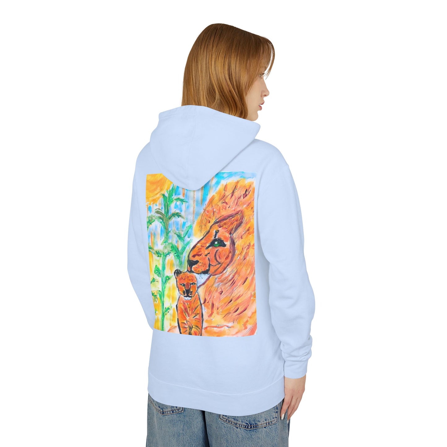 Unisex Lightweight Hooded Sweatshirt