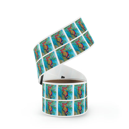 Square Sticker Label Rolls