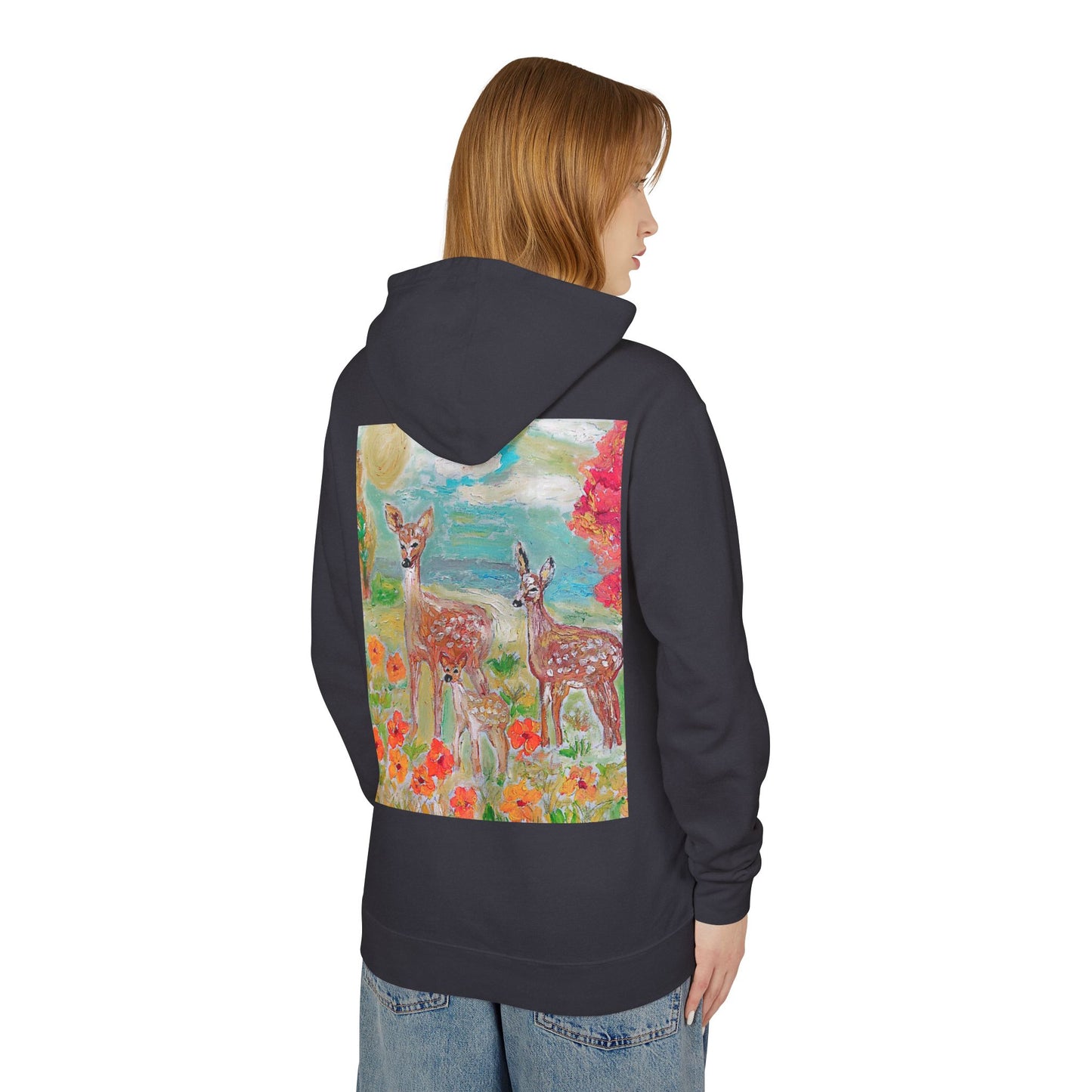 Unisex Lightweight Hooded Sweatshirt