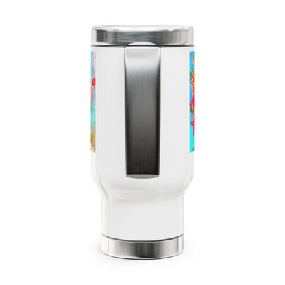 Stainless Steel Travel Mug with Handle, 14oz