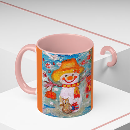 Accent Coffee Mug Snowman