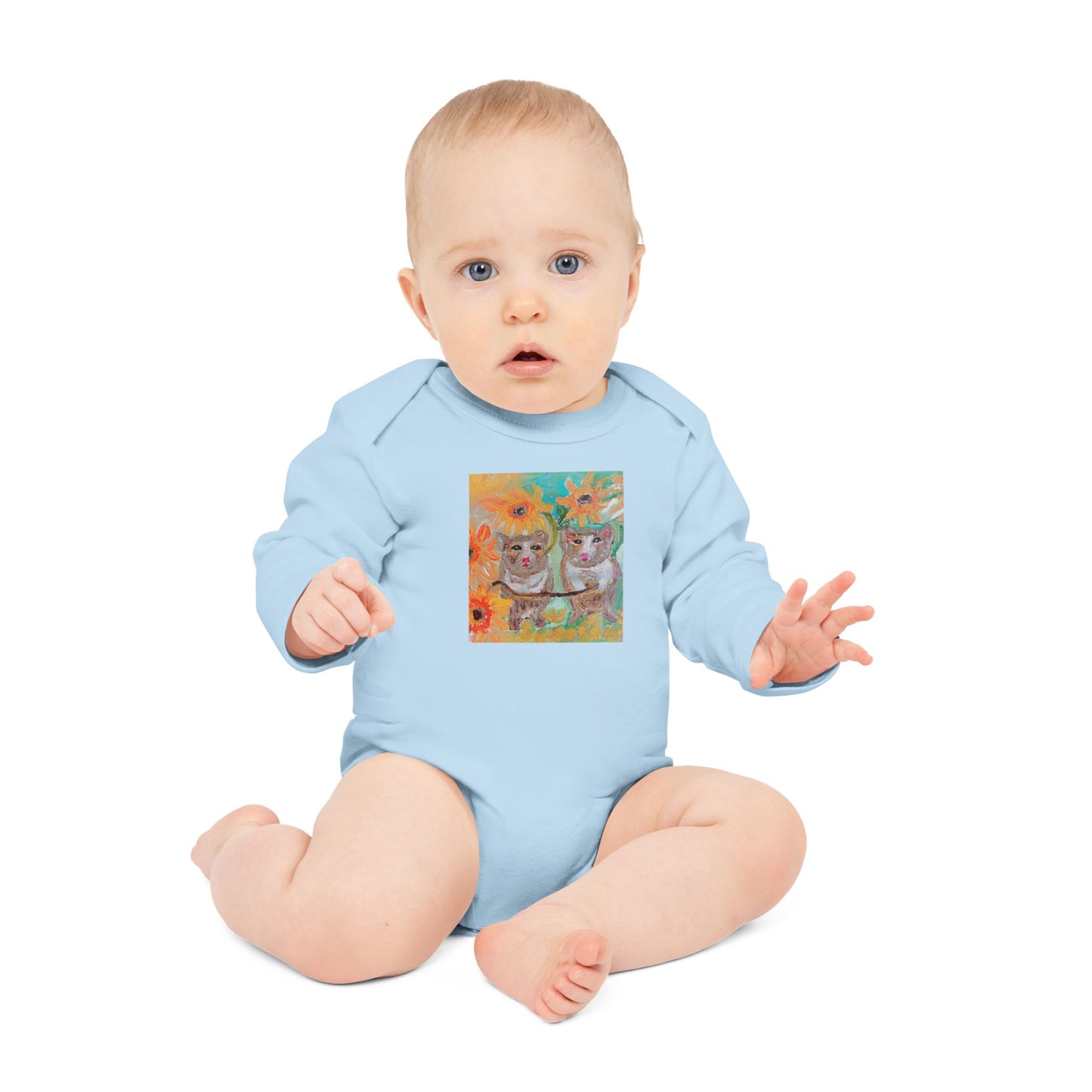 Baby Long-Sleeve Organic Bodysuit