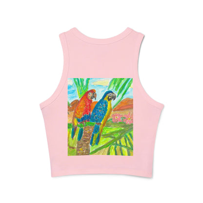 Women's Micro Rib Racer Tank Top