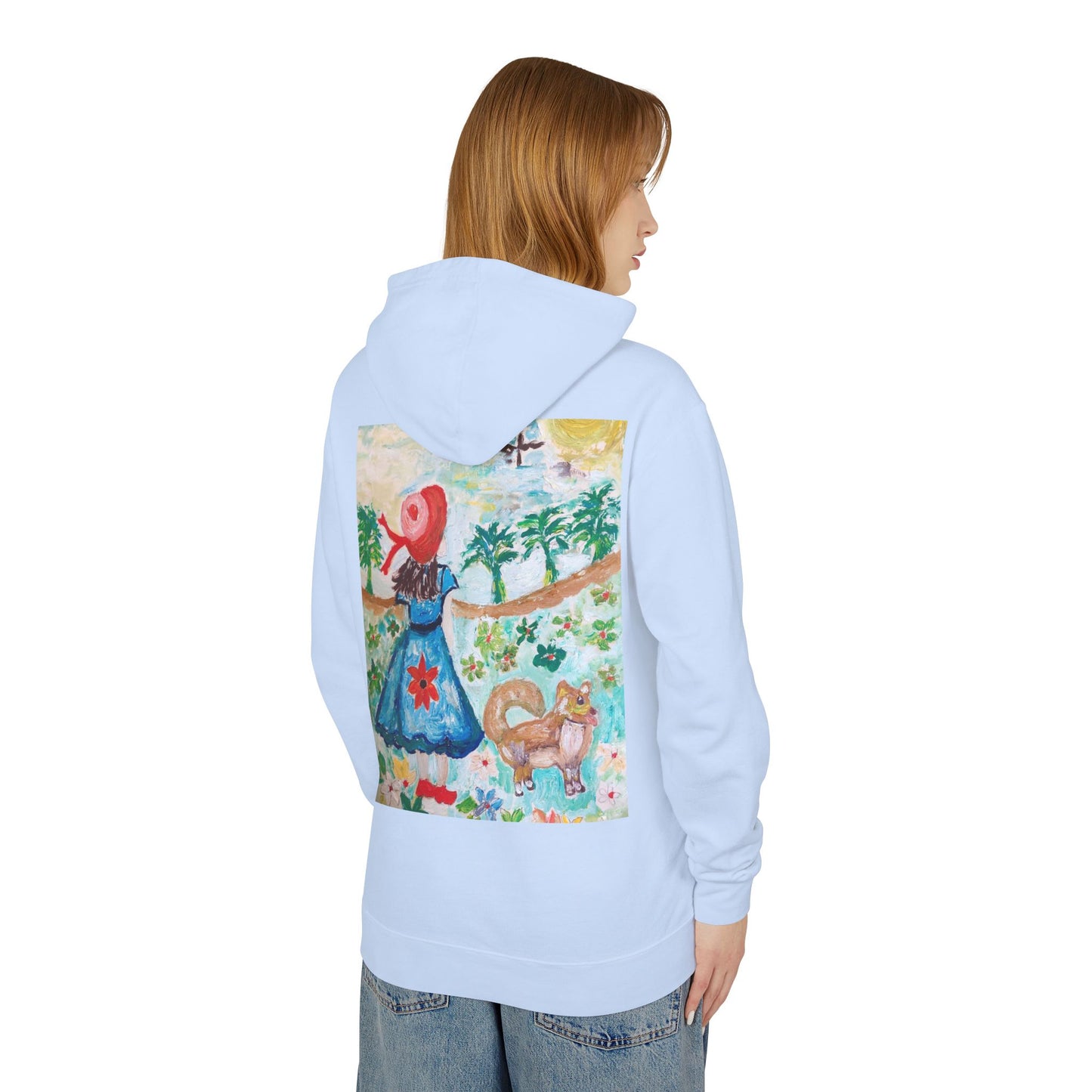 Unisex Lightweight Hooded Sweatshirt