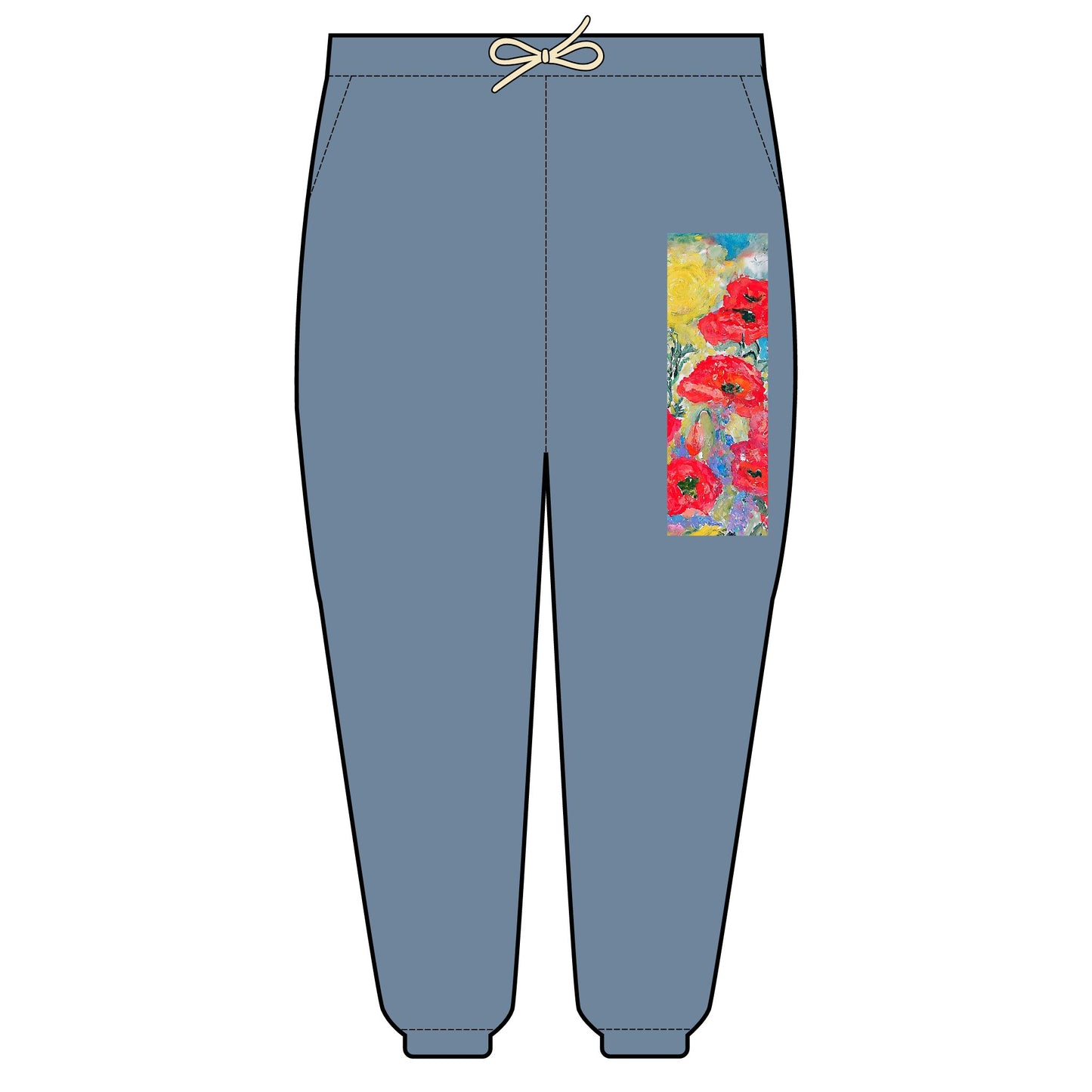 Unisex Garment-Dyed Lightweight Fleece Sweatpants