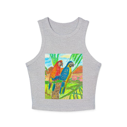 Women's Micro Rib Racer Tank Top