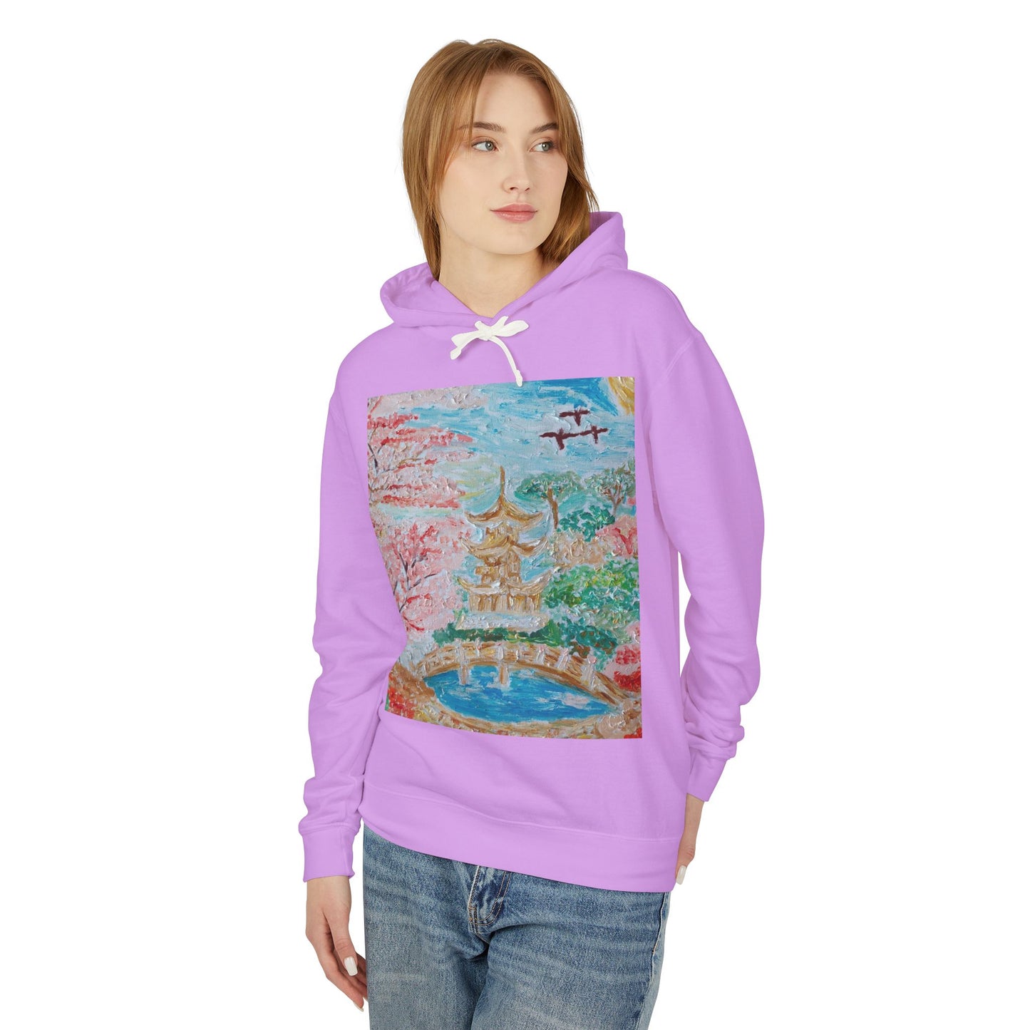 Unisex Lightweight Hooded Sweatshirt