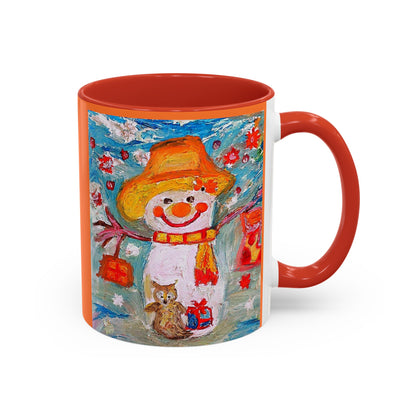 Accent Coffee Mug Snowman
