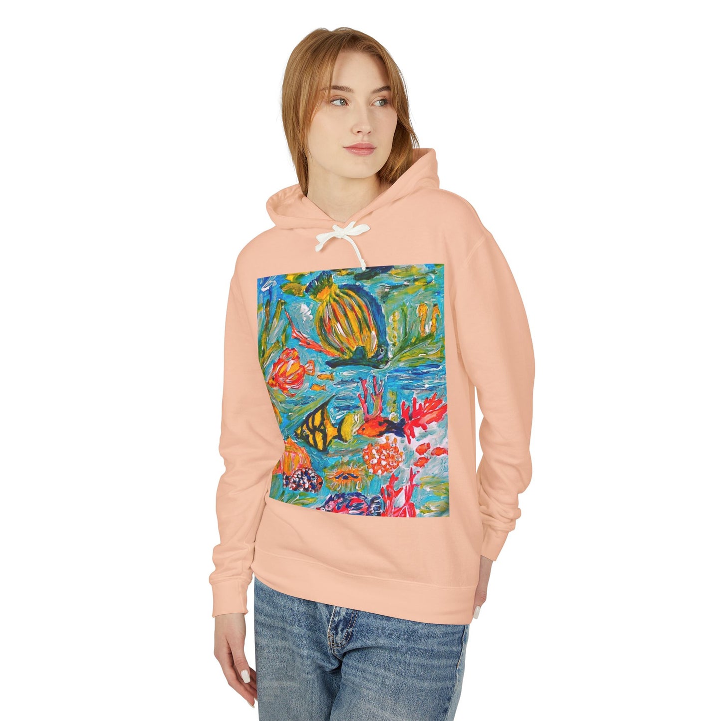 Unisex Lightweight Hooded Sweatshirt