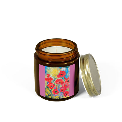 Scented Coconut Apricot Candles (4oz, 9oz)