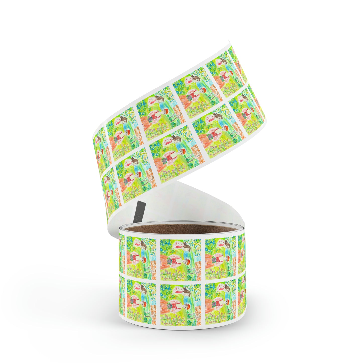Square Sticker Label Rolls