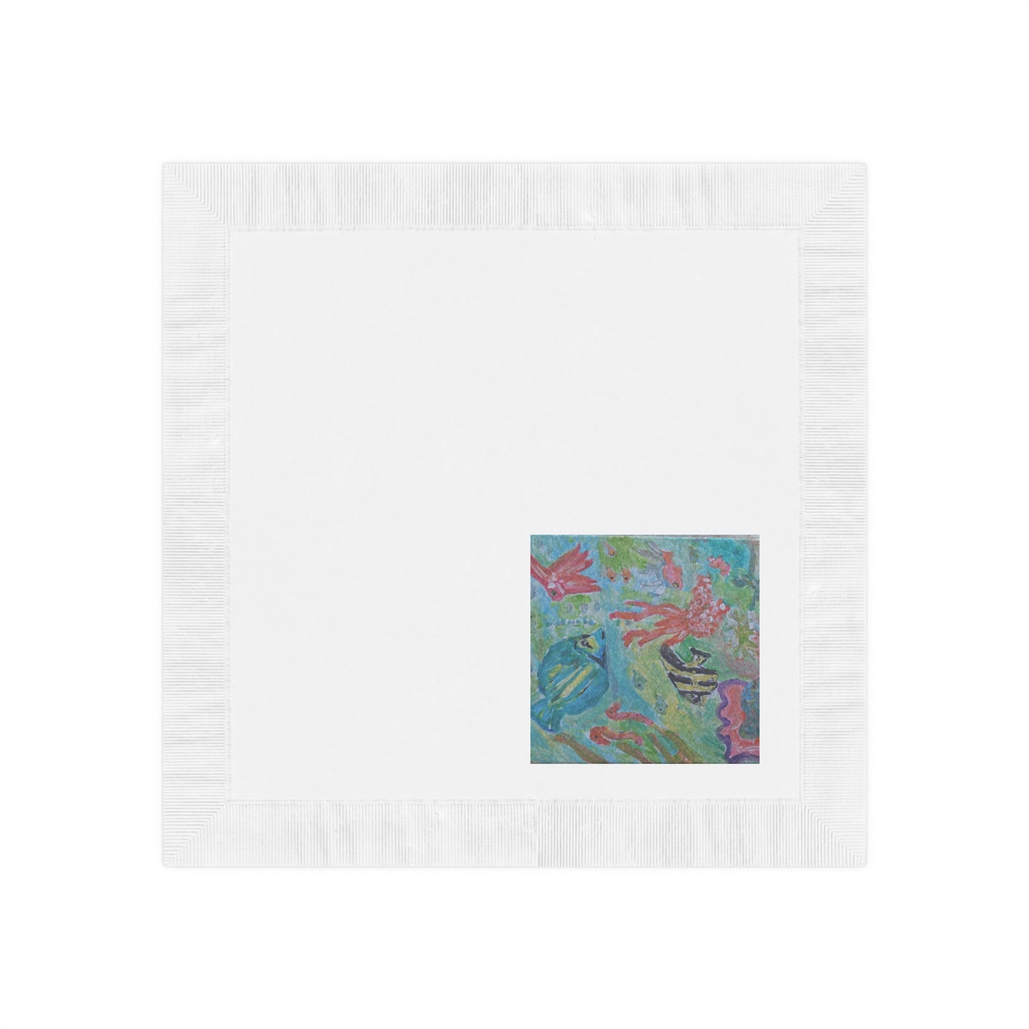 White Coined Napkins