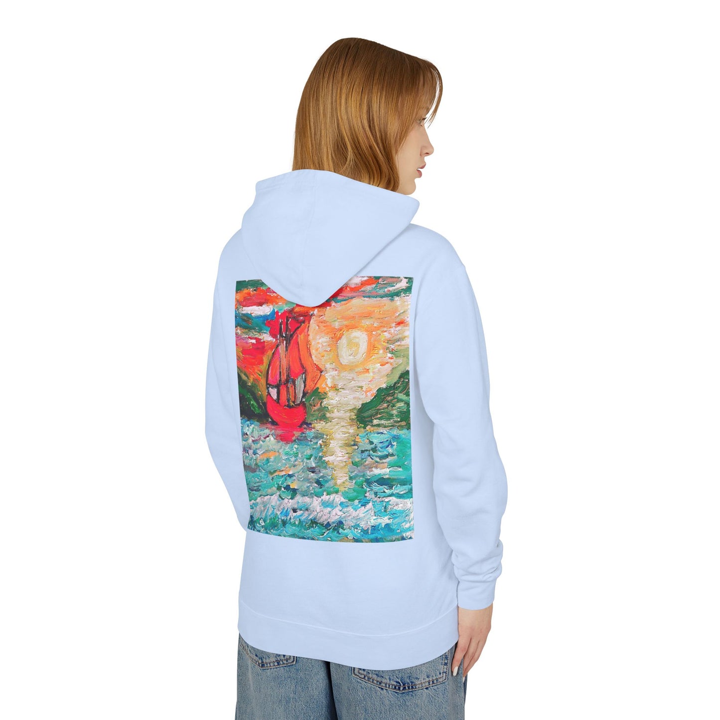 Unisex Lightweight Hooded Sweatshirt