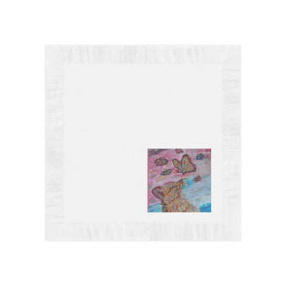 White Coined Napkins