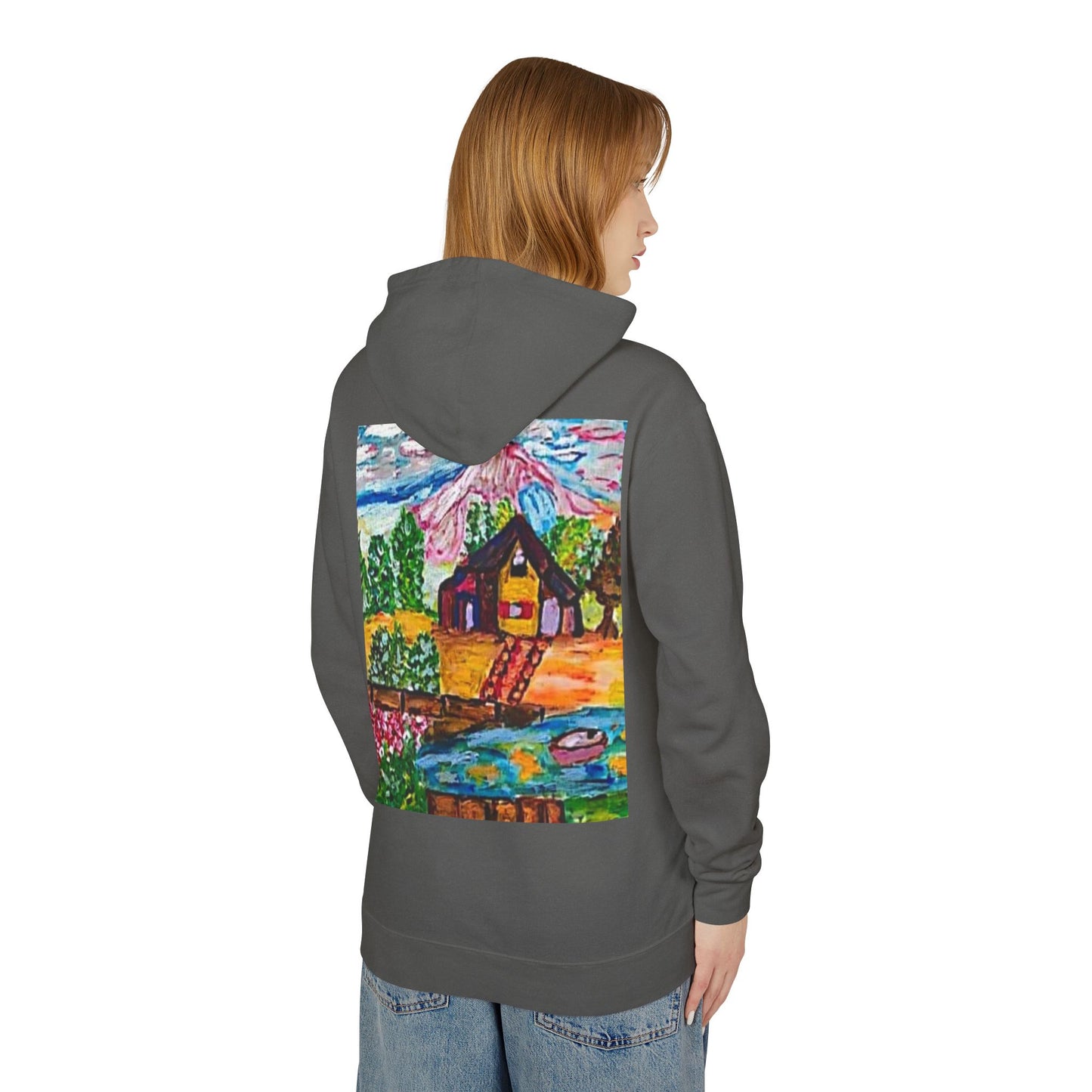 Unisex Lightweight Hooded Sweatshirt