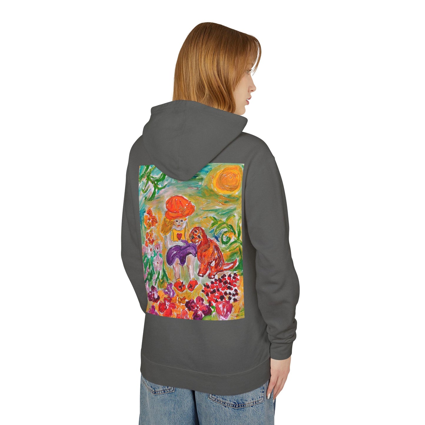 Unisex Lightweight Hooded Sweatshirt