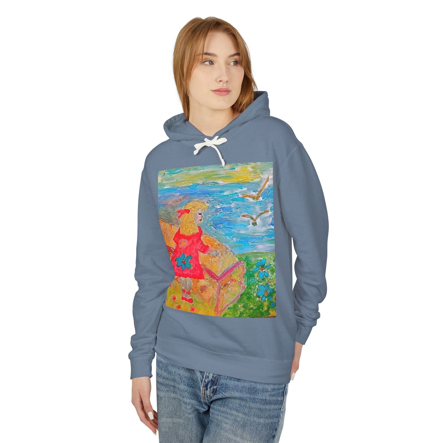 Unisex Lightweight Hooded Sweatshirt