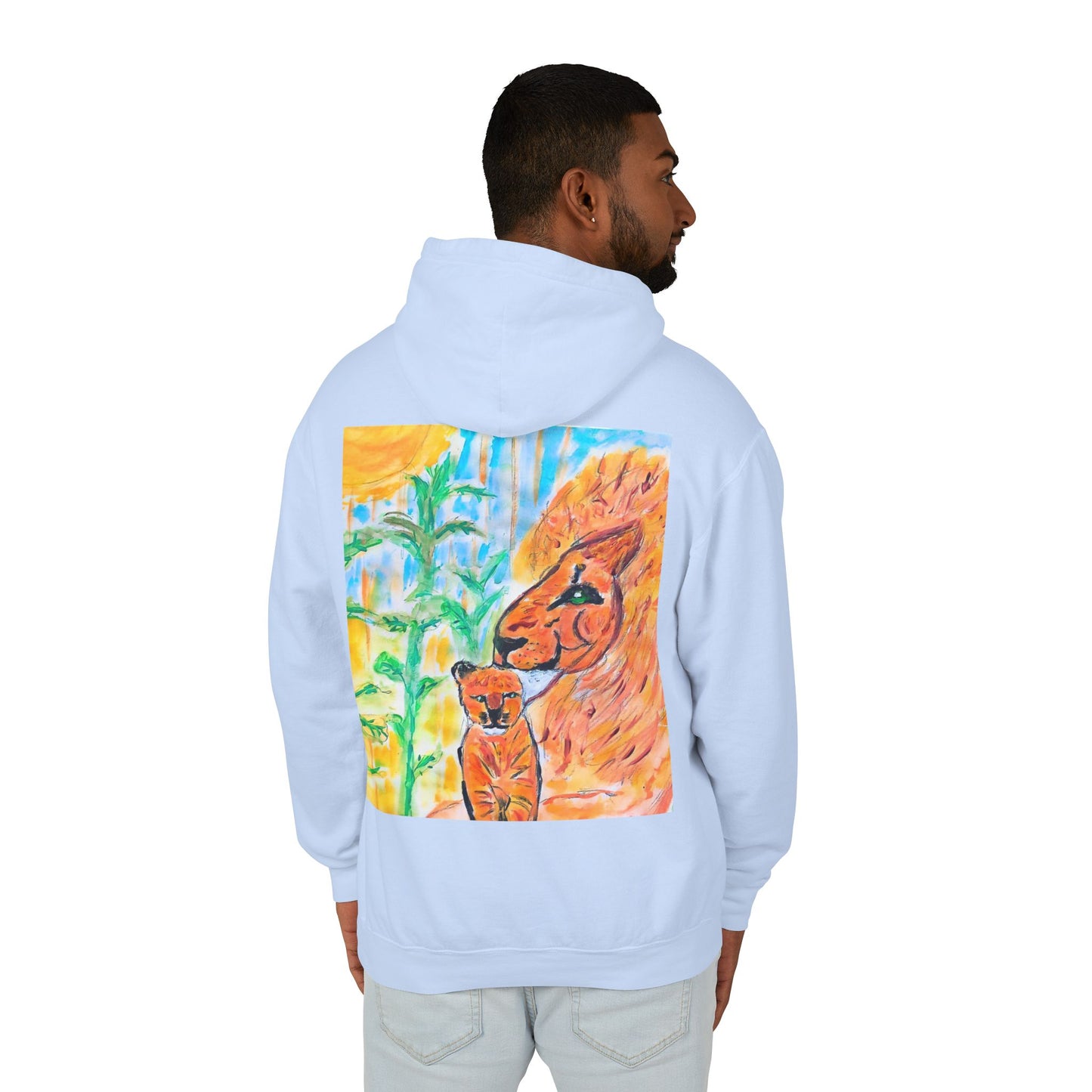 Unisex Lightweight Hooded Sweatshirt